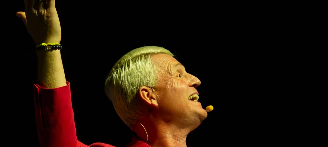 Das Comedy Camp 2025 war in Bergheim im MEDIO.RHEIN.ERFT. Auf der Bühne zu sehen: Guido Cantz.