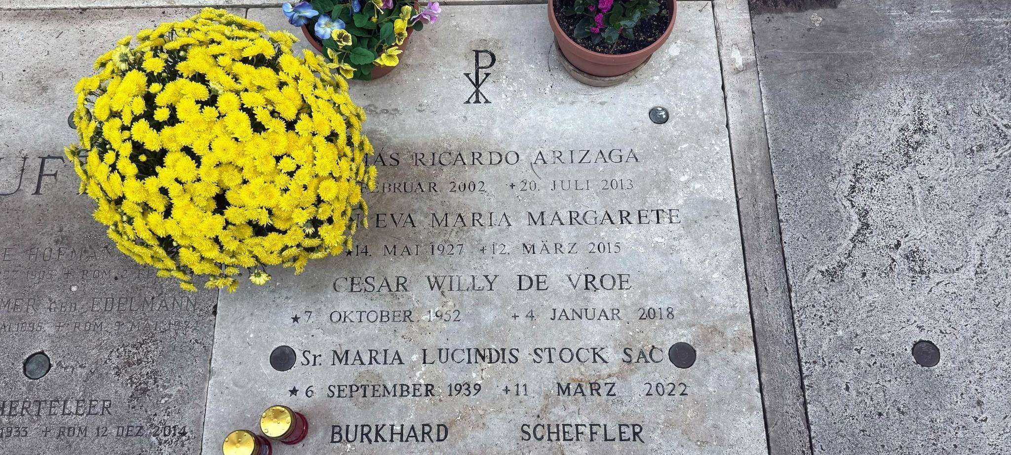 Grab des deutschen Obdachlosen Burkhard Scheffler