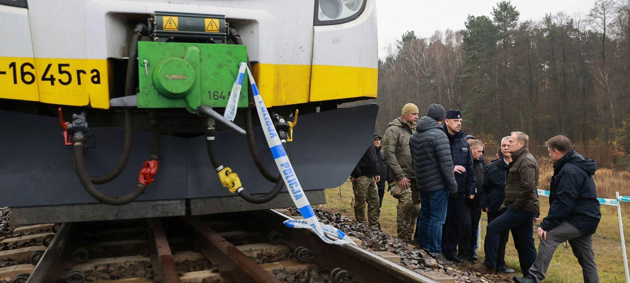 Bahnstrecke in Polen durch Sabotage beschädigt