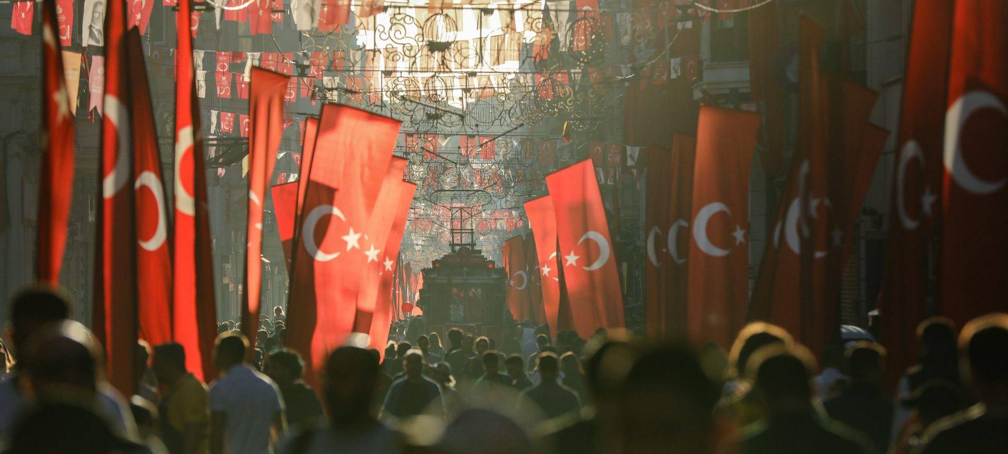Die Einkaufsstraße Istiklal in Istanbul