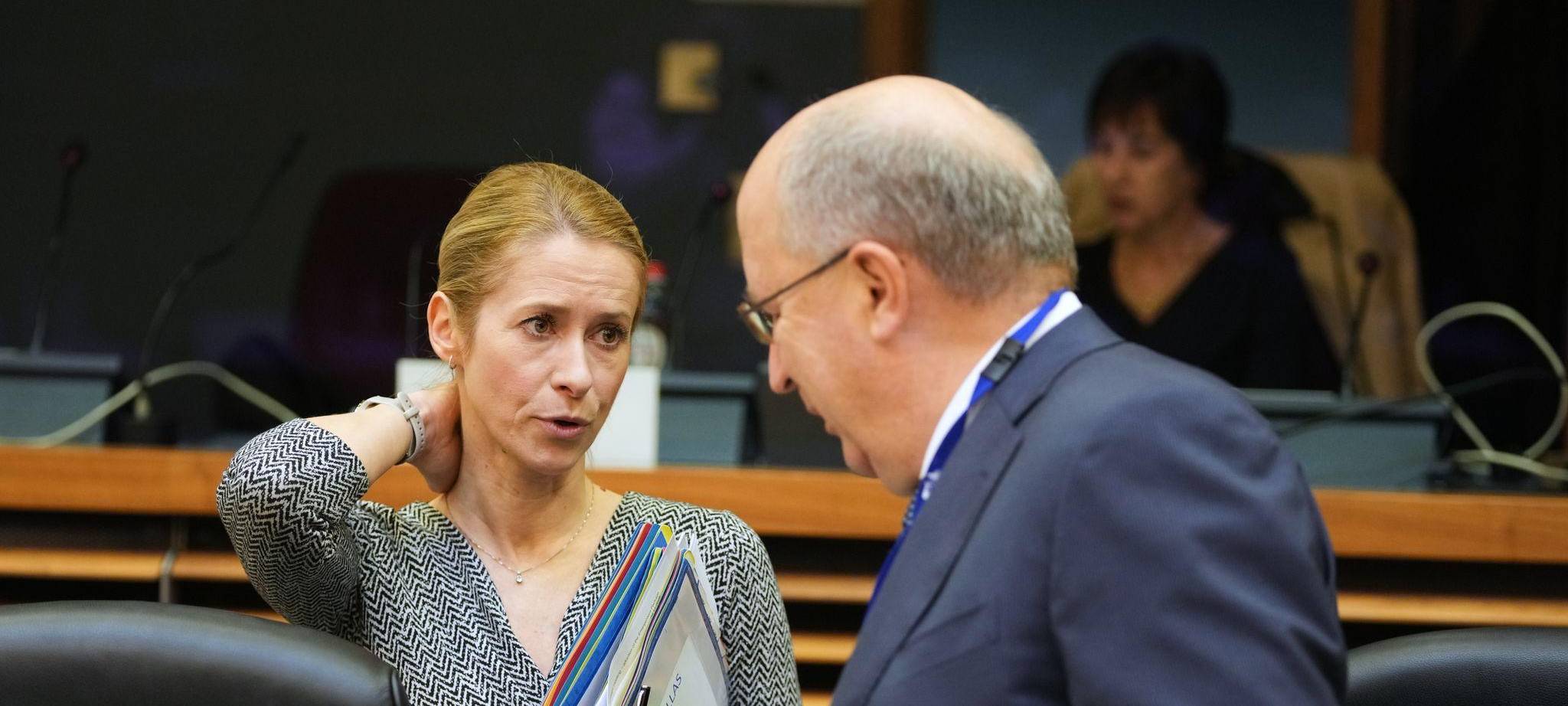 EU-Chefdiplomatin Kallas und Verteidigungskommissar Kubilius