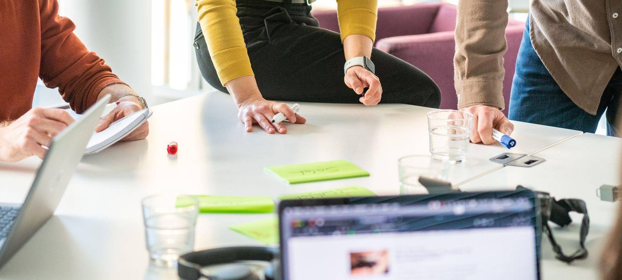 Kollegen in einem Meeting