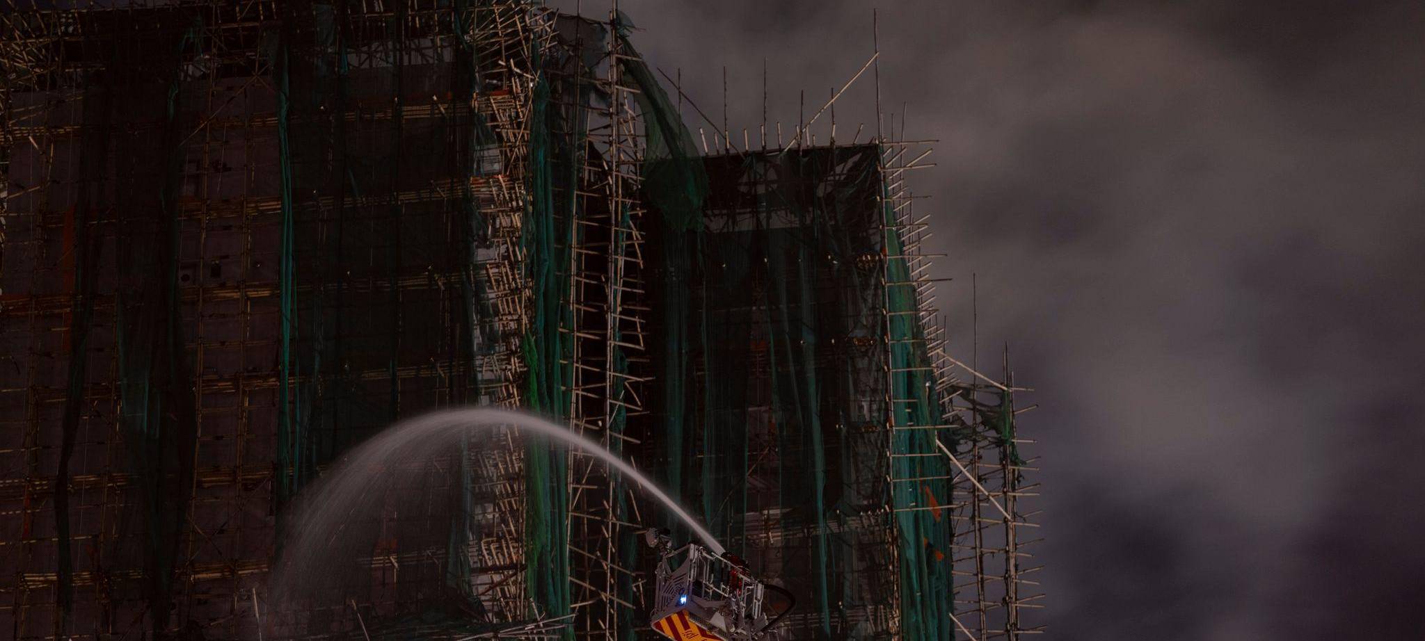 Nach Brand in Hongkong