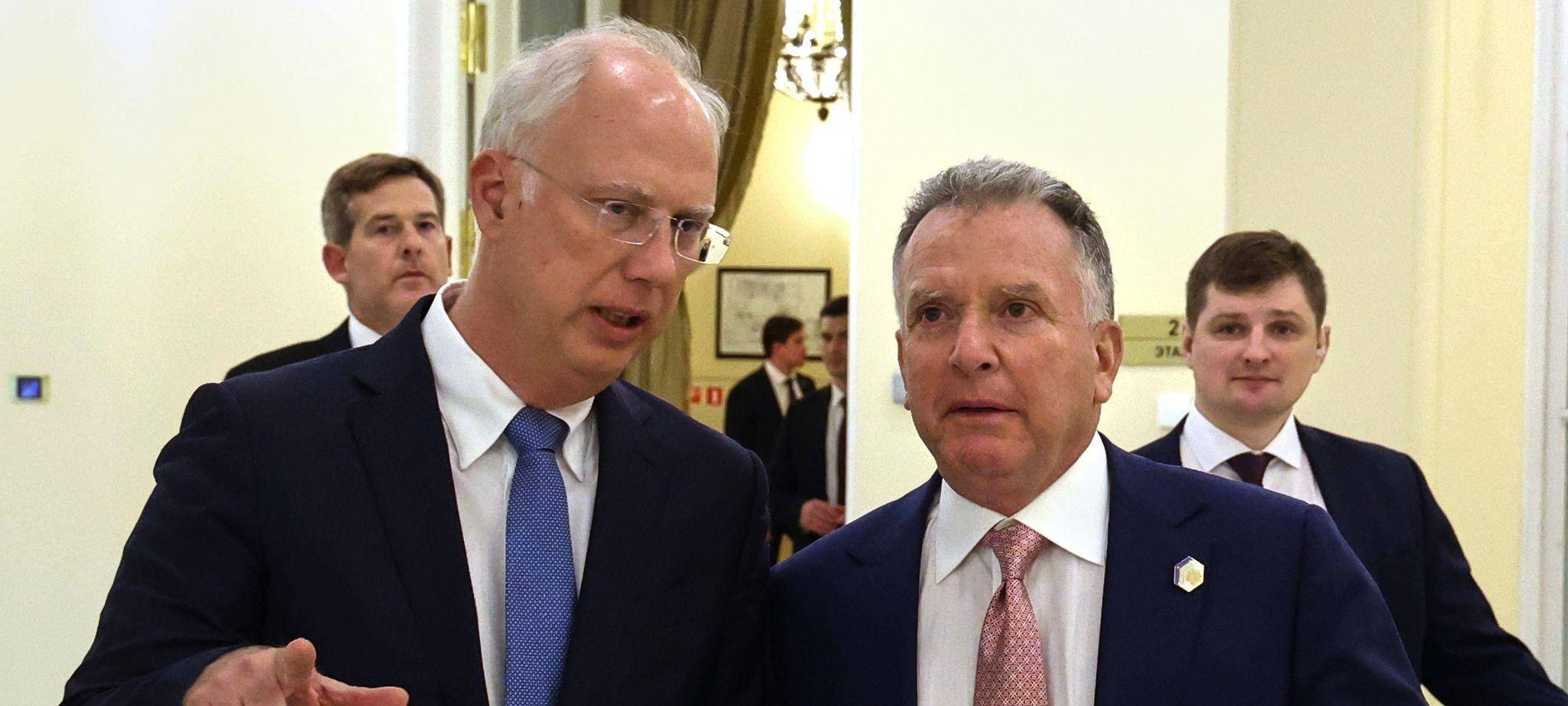 Russlands Gesandter Dmitrijew und US-Sondergesandter Witkoff