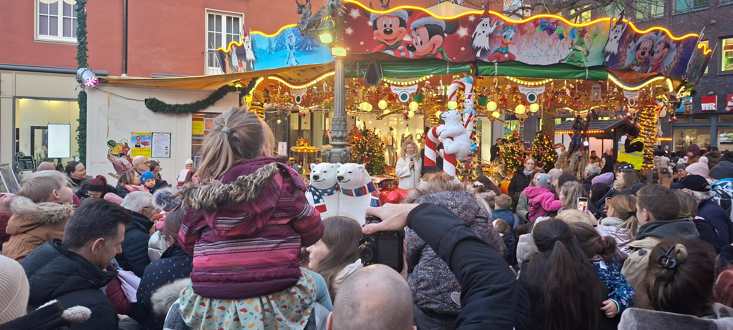 Simone Sommerland zu Gast auf dem Hagener Weihnachtsmarkt
