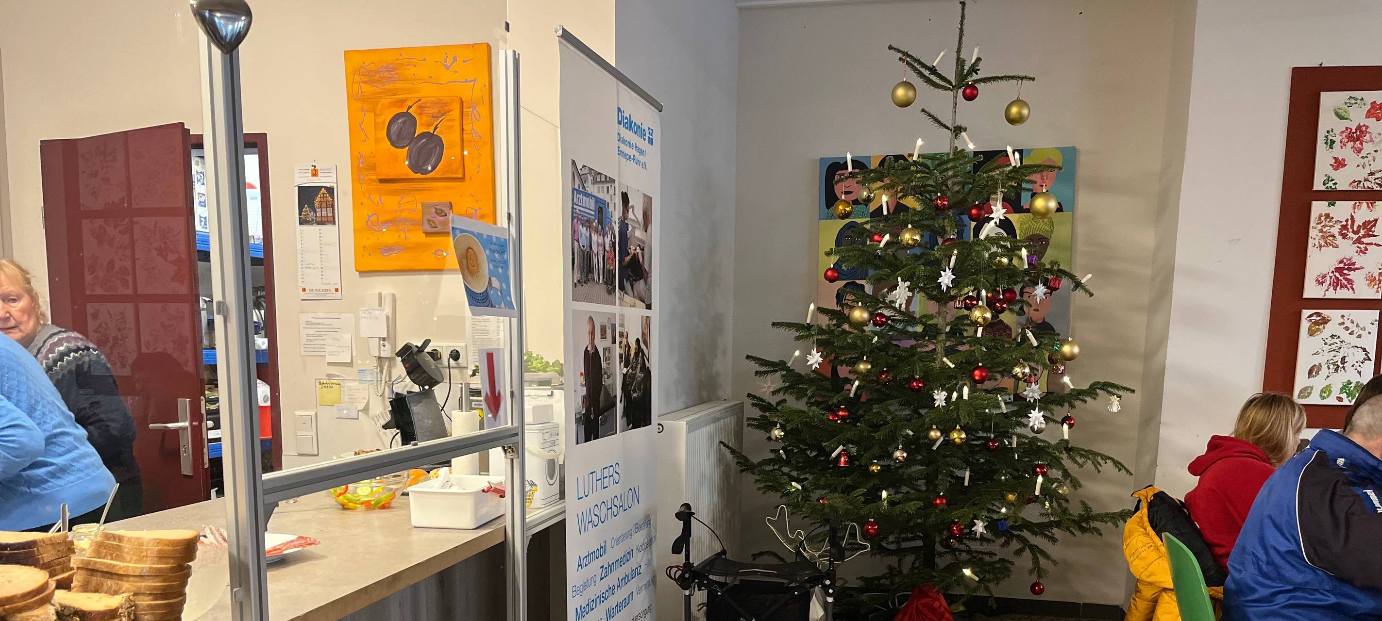 Heiligabend: Gemeinsames Frühstück in Luthers Waschsalon