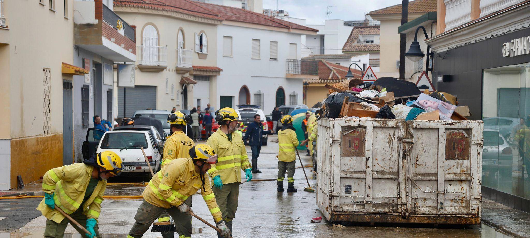 Unwetter in Andalusien