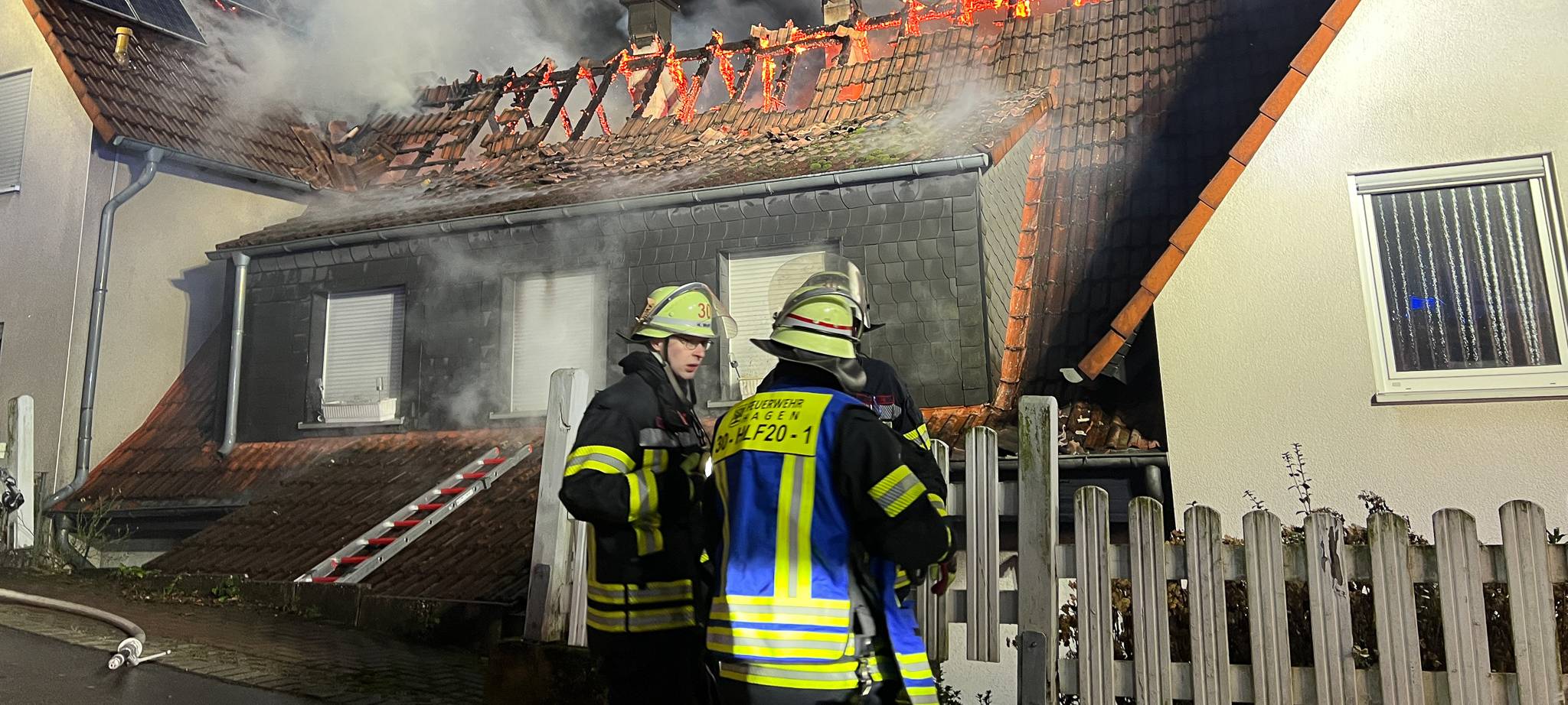 Dachstuhlbrand in der Selbecke