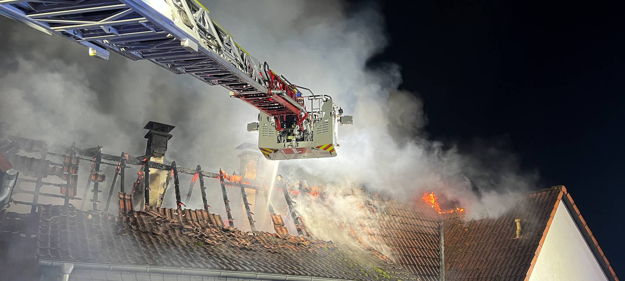 Dachstuhlbrand in der Selbecke