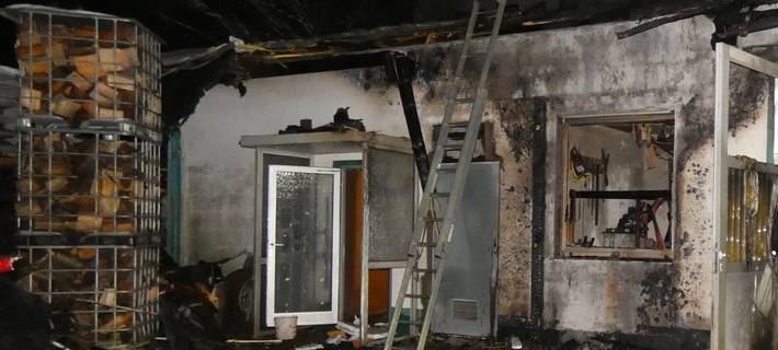 In Dahl kam es am Montagabend (05.01.2026) zu einem Brand an einer Lagerhalle.