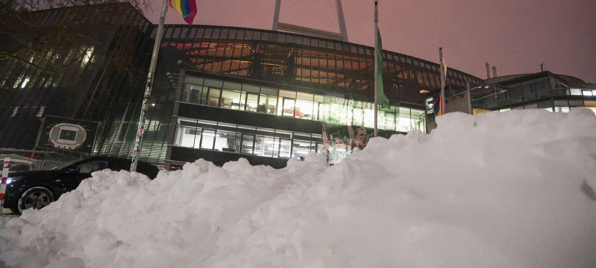 Winterwetter - Sturmtief Elli - Bremen