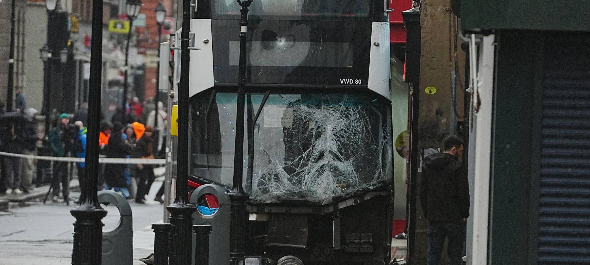 Busunglück in Dublin