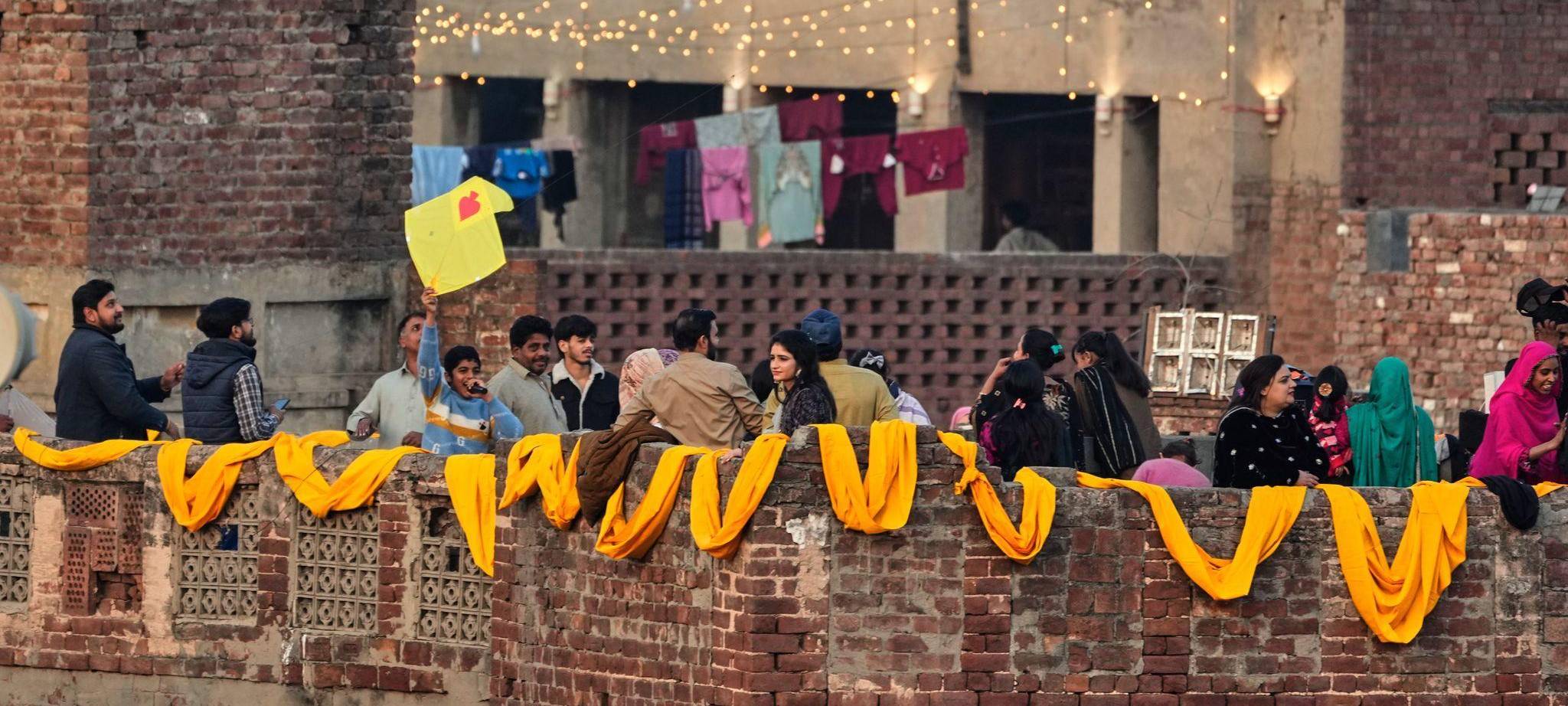 Drachenflug-Fest in Lahore