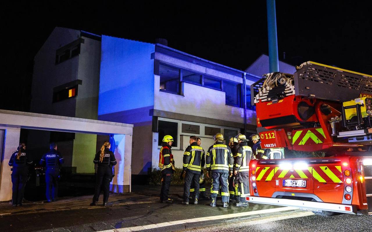 Wohnungsbrand mit zwei schwer und lebensgefährlich