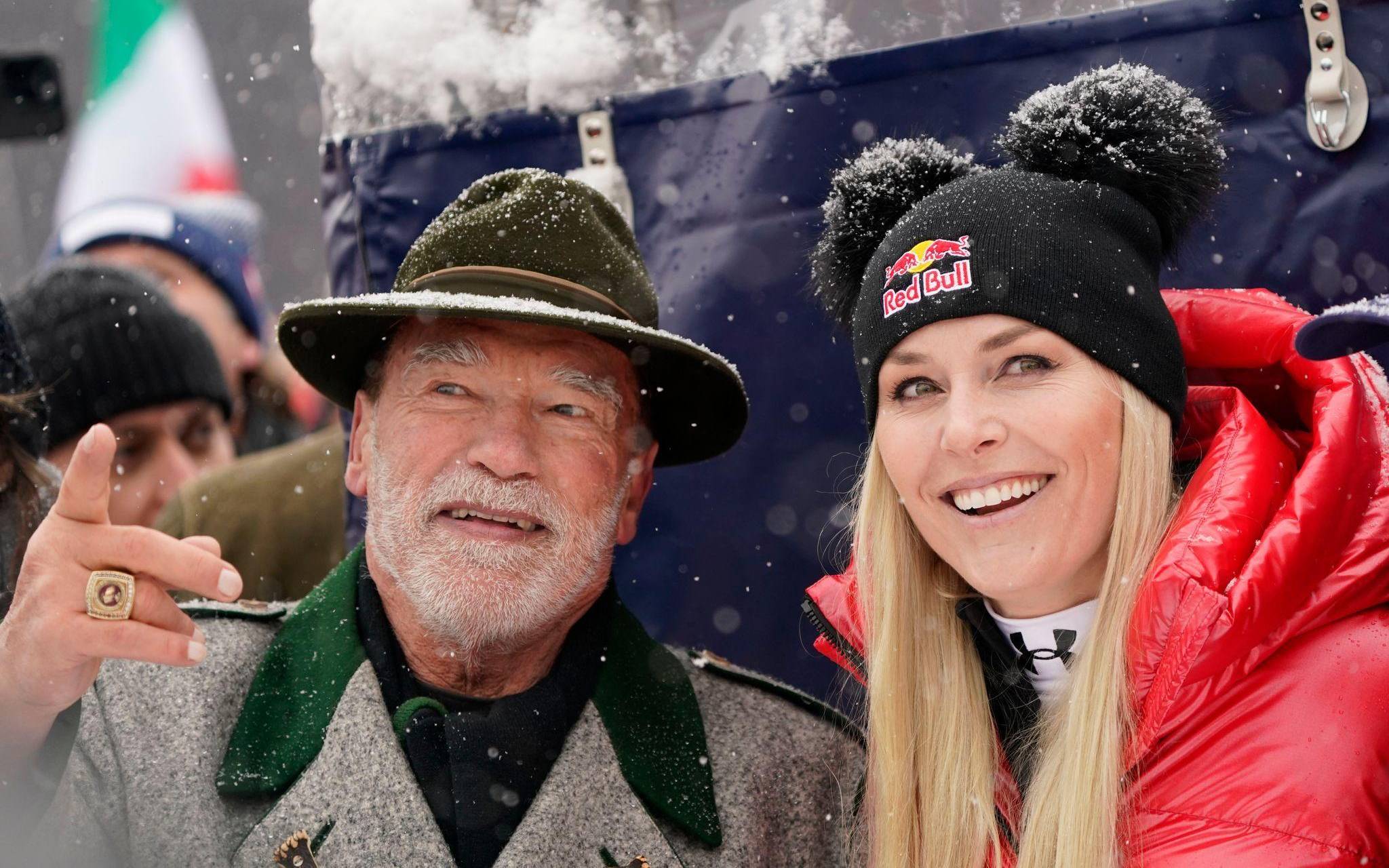 Arnold Schwarzenegger und Lindsey Vonn
