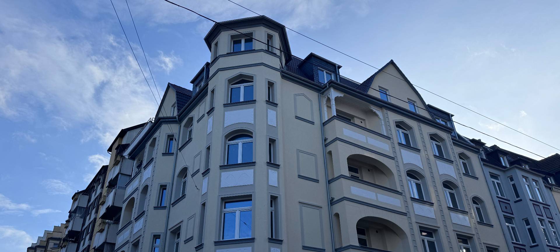 Mehrfamilienhaus nach Brand komplett saniert