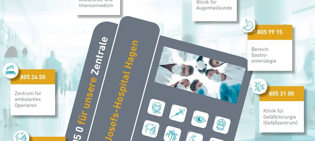 Neue Durchwahlen im St.-Josefs-Hospital