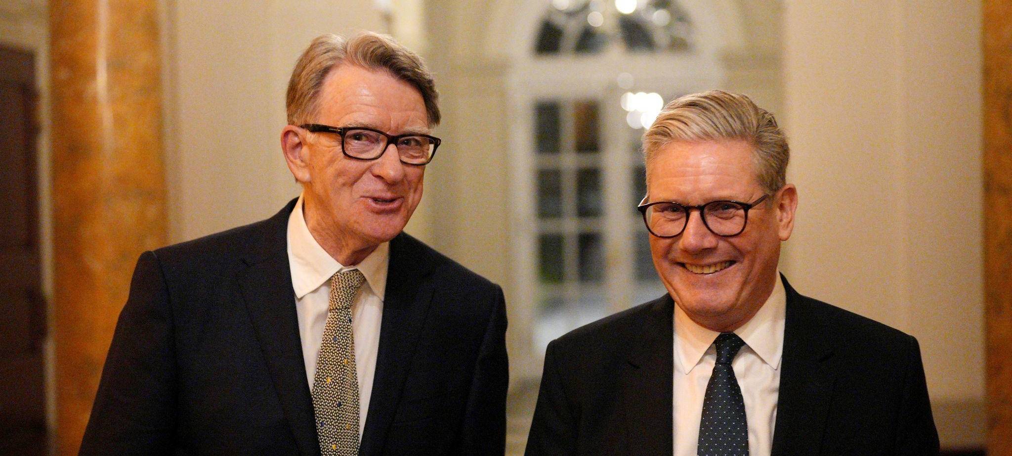 Peter Mandelson und Keir Starmer