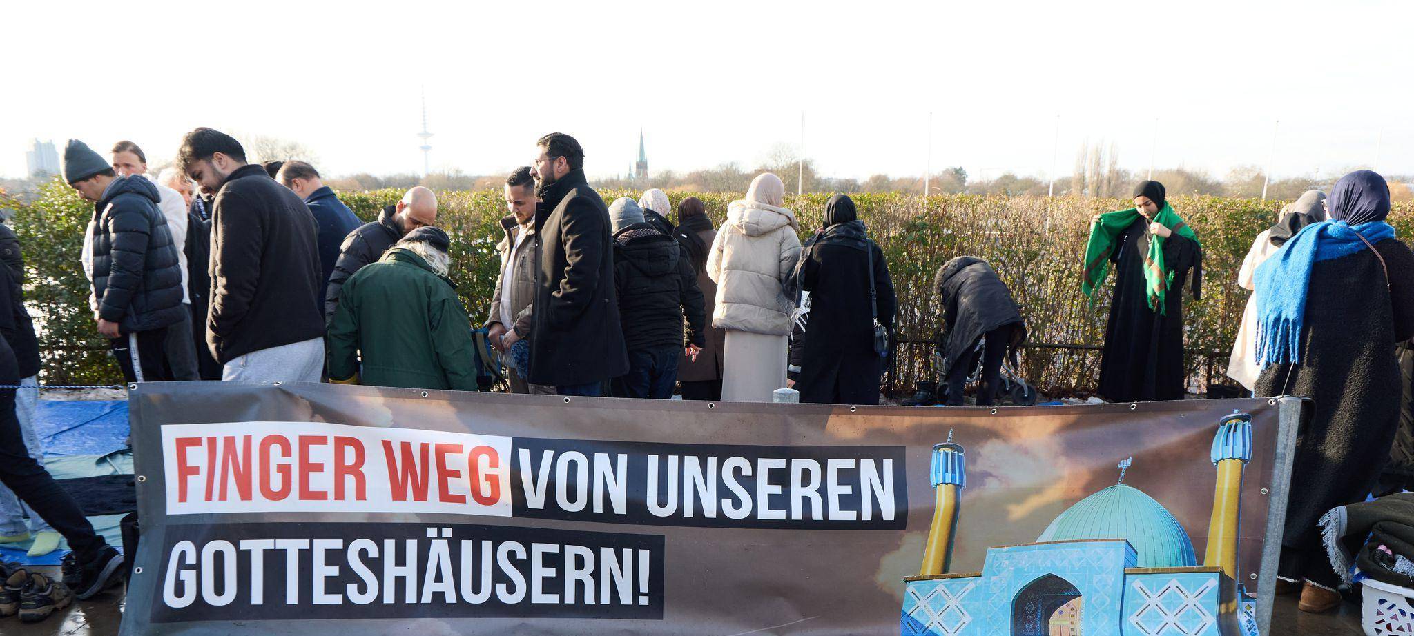 Demonstration in Hamburg