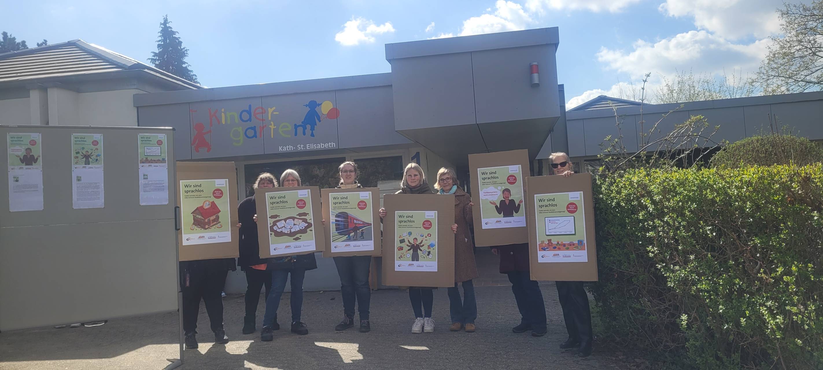 St. Elisabeth Kindergarten ruft zur Protestaktion auf
