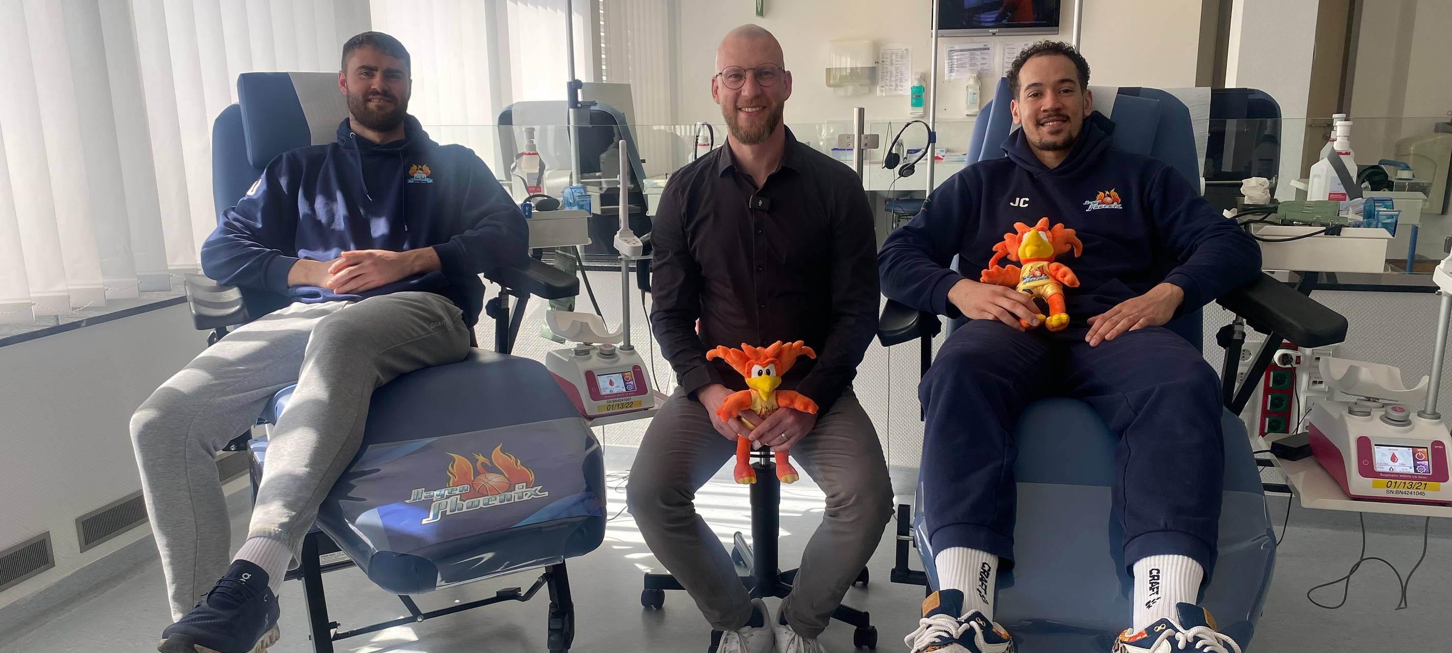 Blutspenden und Basketball