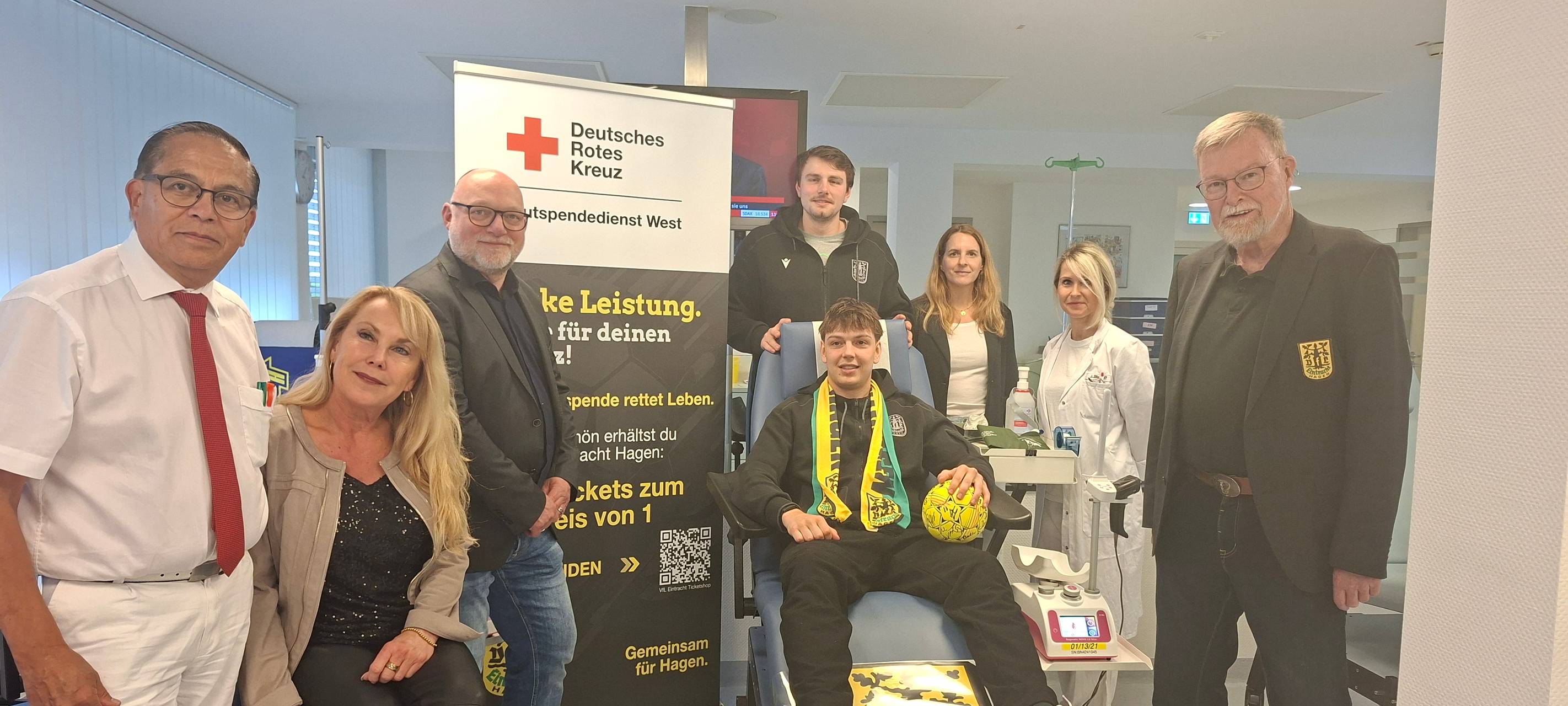 Eintracht Hagen setzt Zeichen für die Blutspende