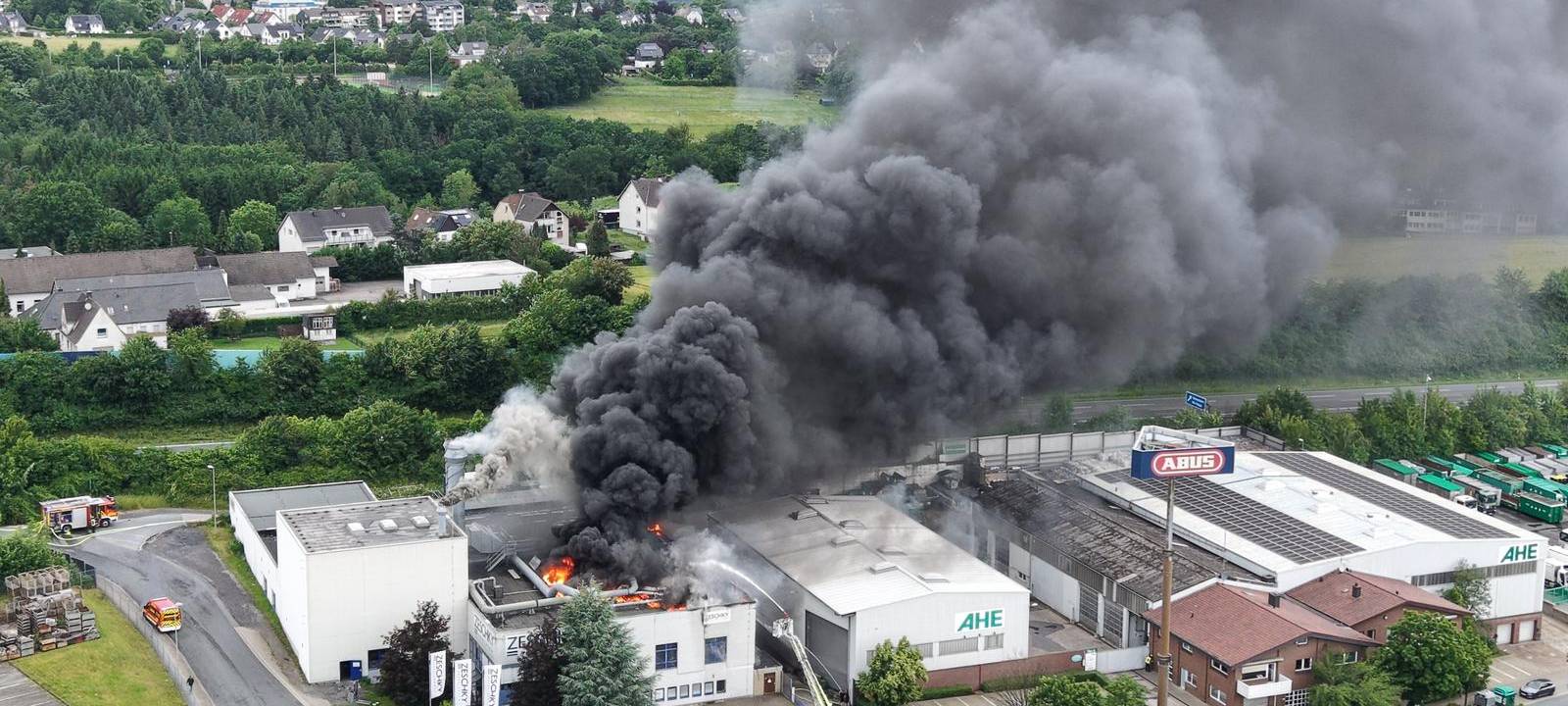 Großbrand in Wetter