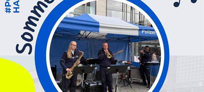 Die Polizei Hagen lädt am Samstag (20.06.2026) zwischen 13 und 16 Uhr zum ersten Sommerkonzert ein, das mit dem Landespolizeiorchester der Polizei NRW auf dem Friedrich-Ebert-Platz ausgerichtet wird.