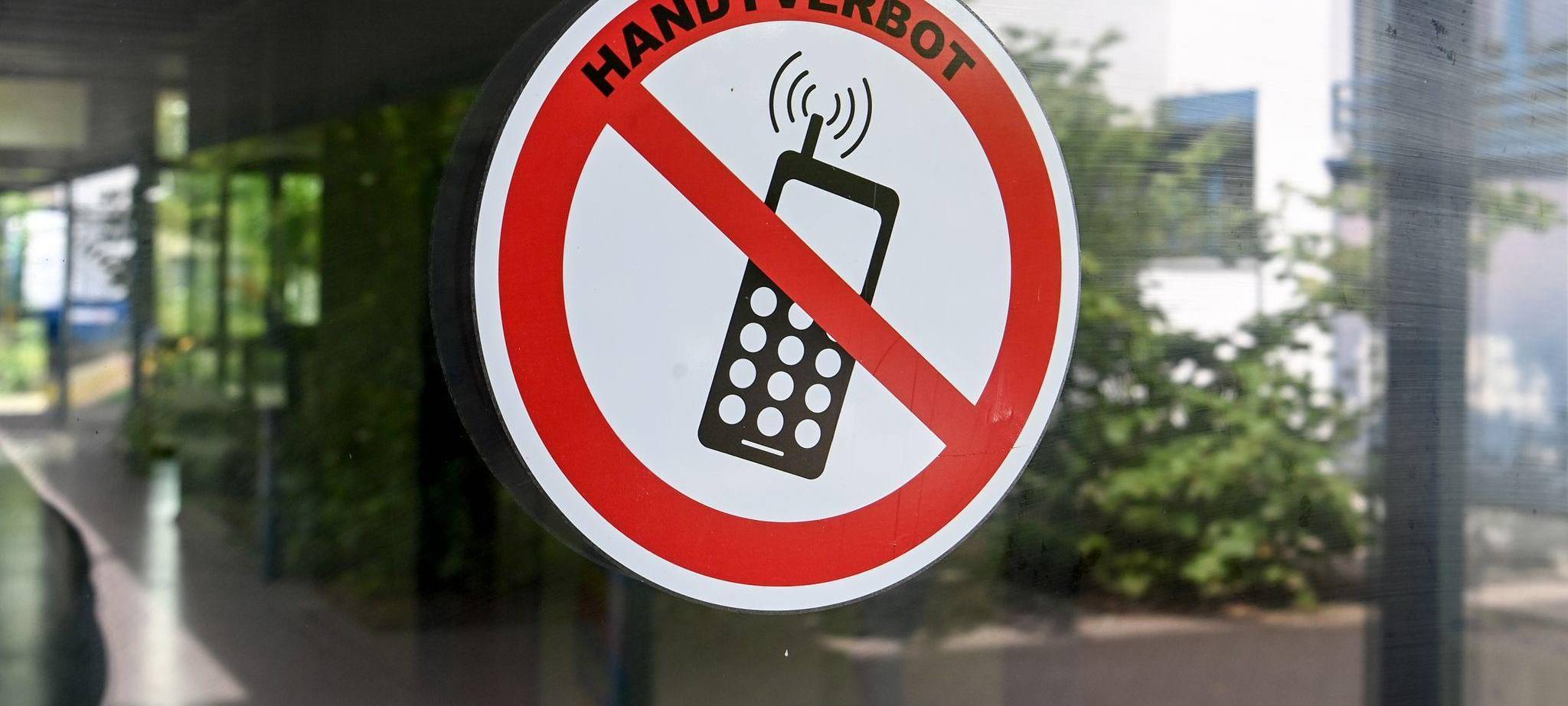 Handyverbots-Schild