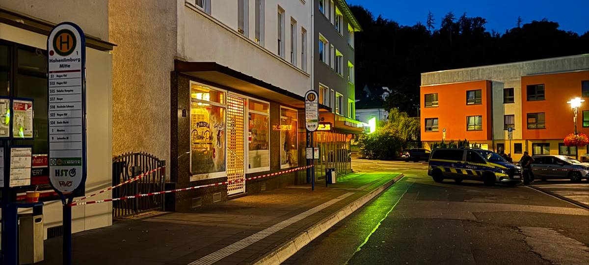 Polizeieinsatz an Pizzeria in der Preinstraße