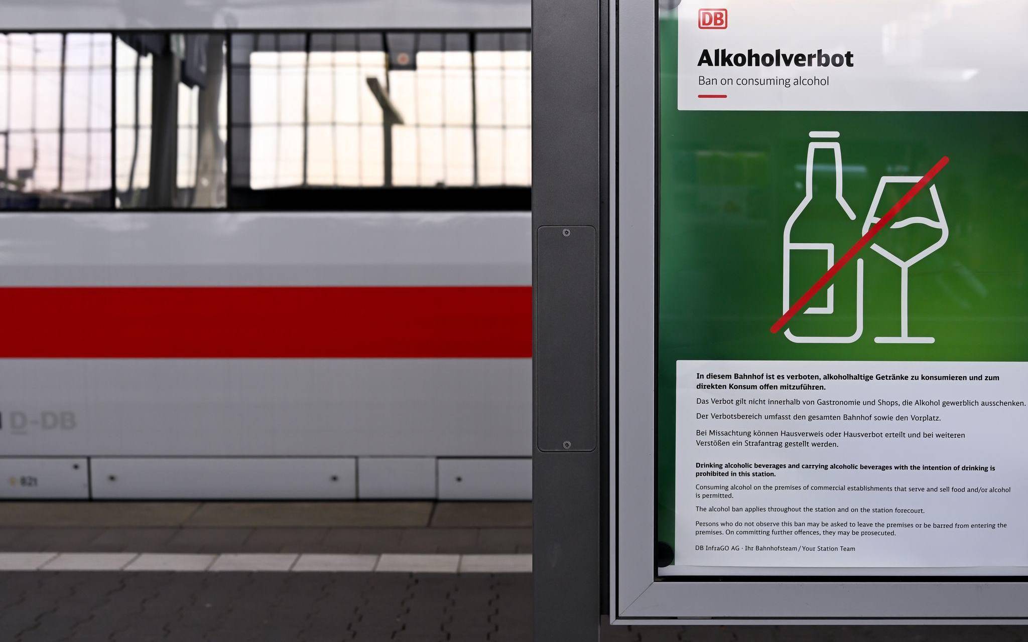 Alkoholverbot an Bahnhöfen