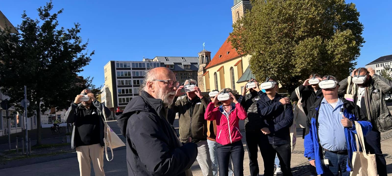 Hagener Zeitreise mit VR-Brille