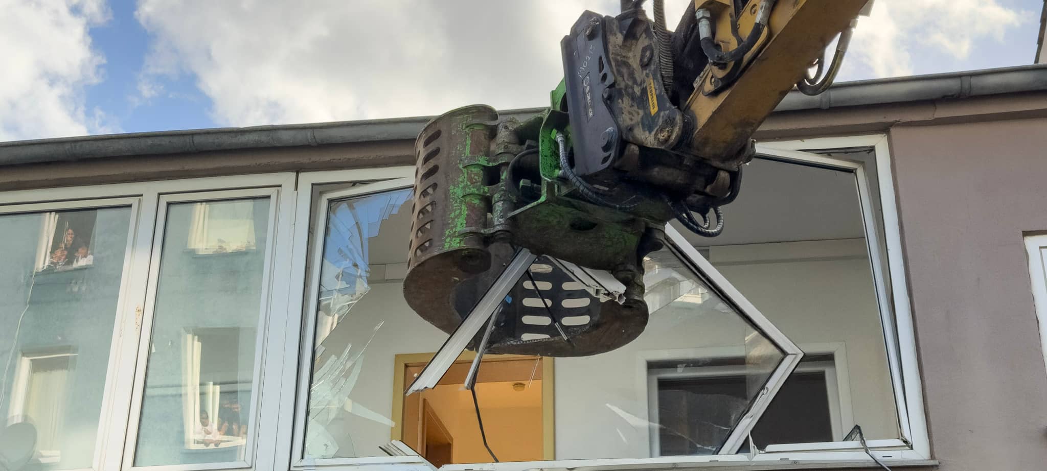 Schrottimmobilien: erster Abriss