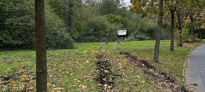 Es entstanden zudem Schäden an dem Lkw, der überfahrenen Wiese sowie Bäumen.