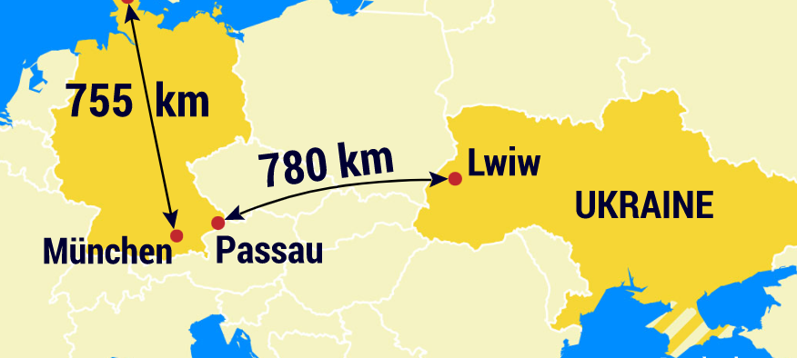 Ein Bus voller Spenden