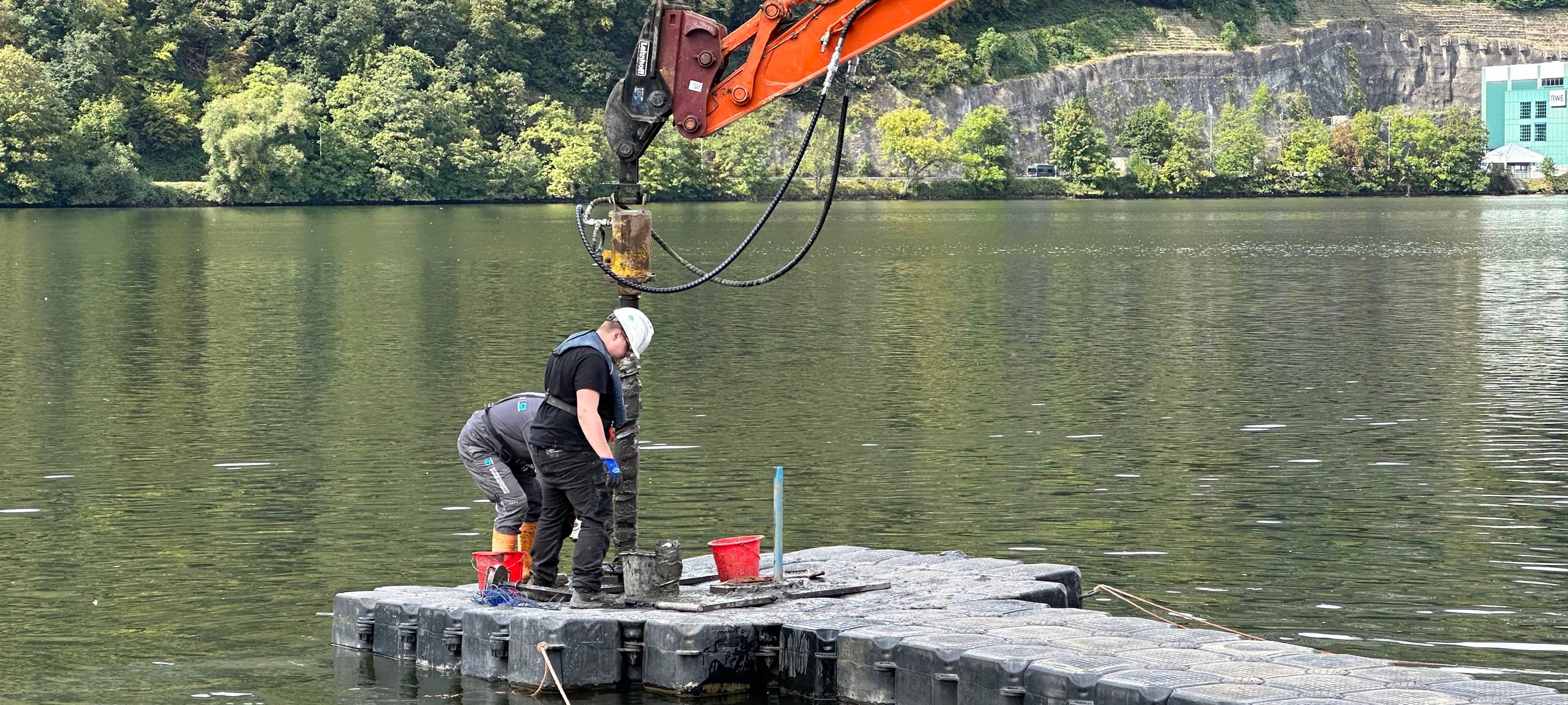 Bombensuche am Hengsteysee