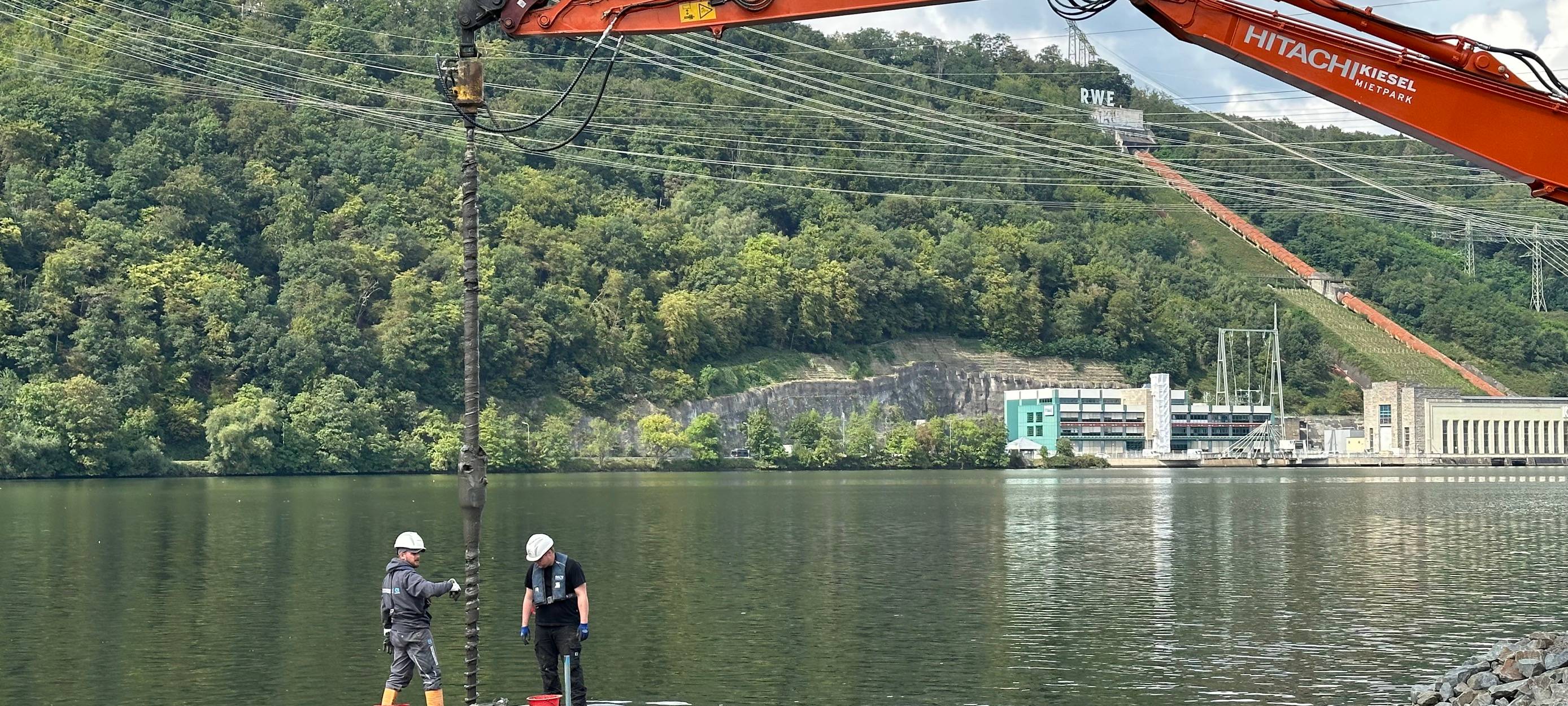 Bombensuche am Hengsteysee