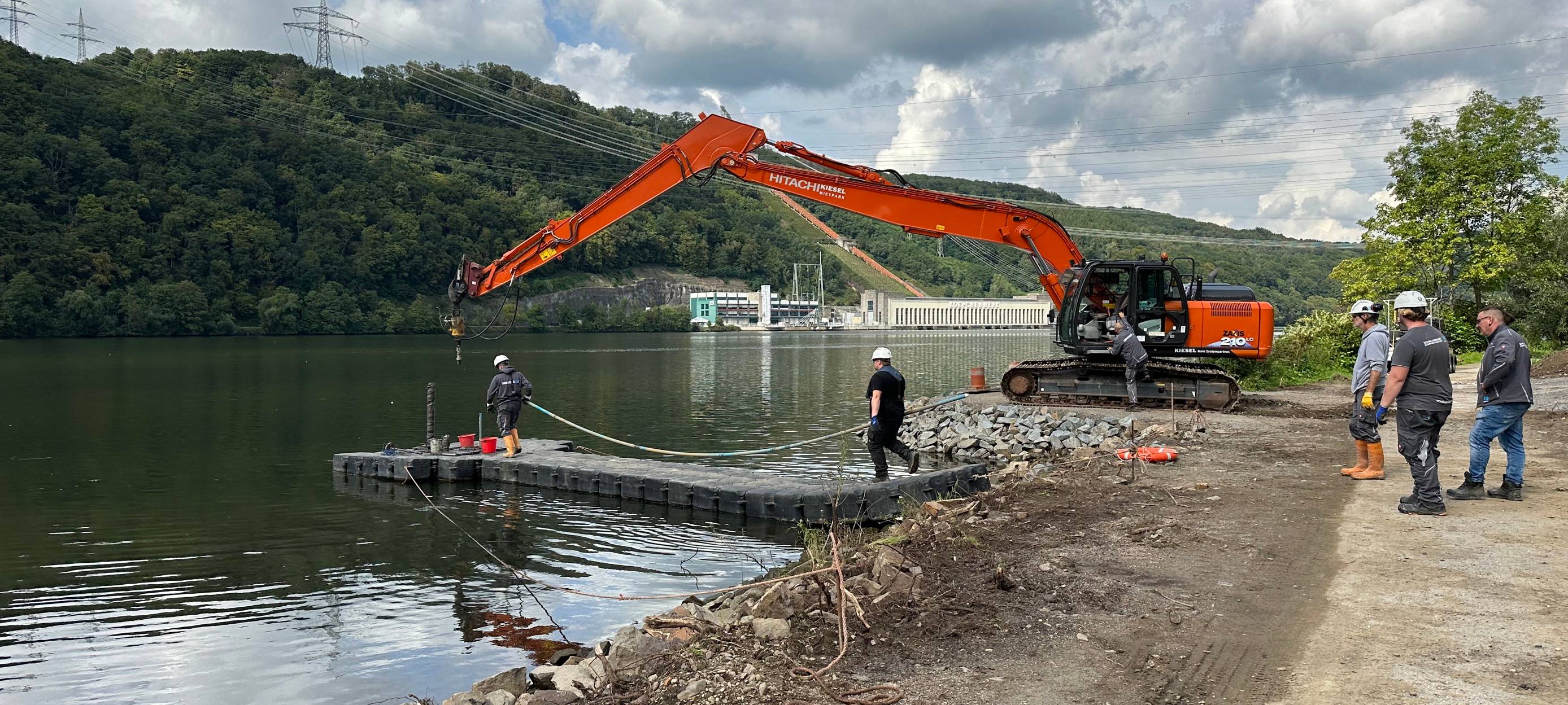 Bombensuche am Hengsteysee