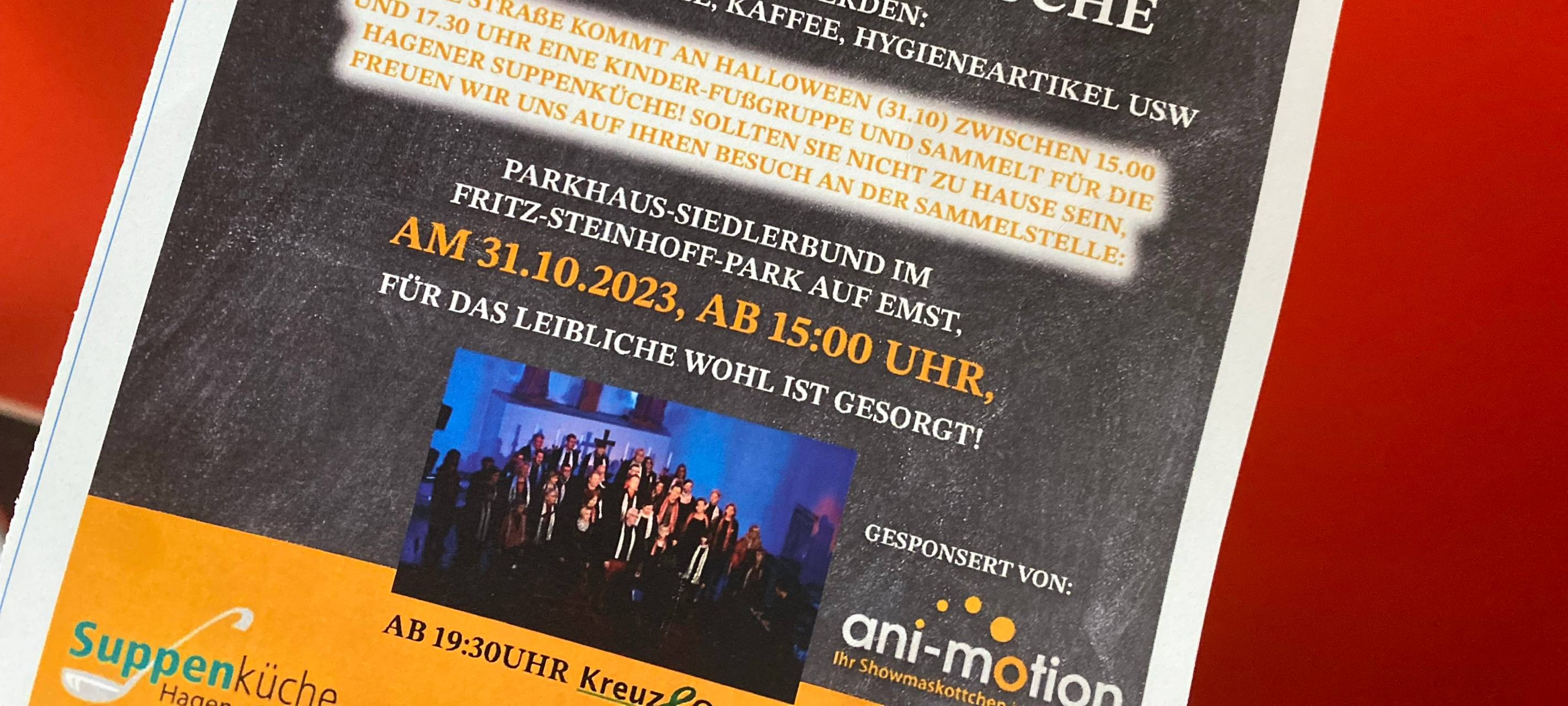 Halloween-Sammelaktion für die Suppenküche