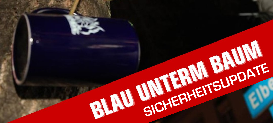 Sicherheit bei Blau unterm Baum