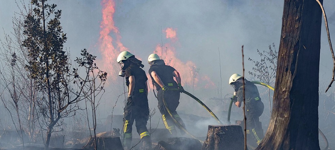 Waldbrand zwischen Hagen und Breckerfeld