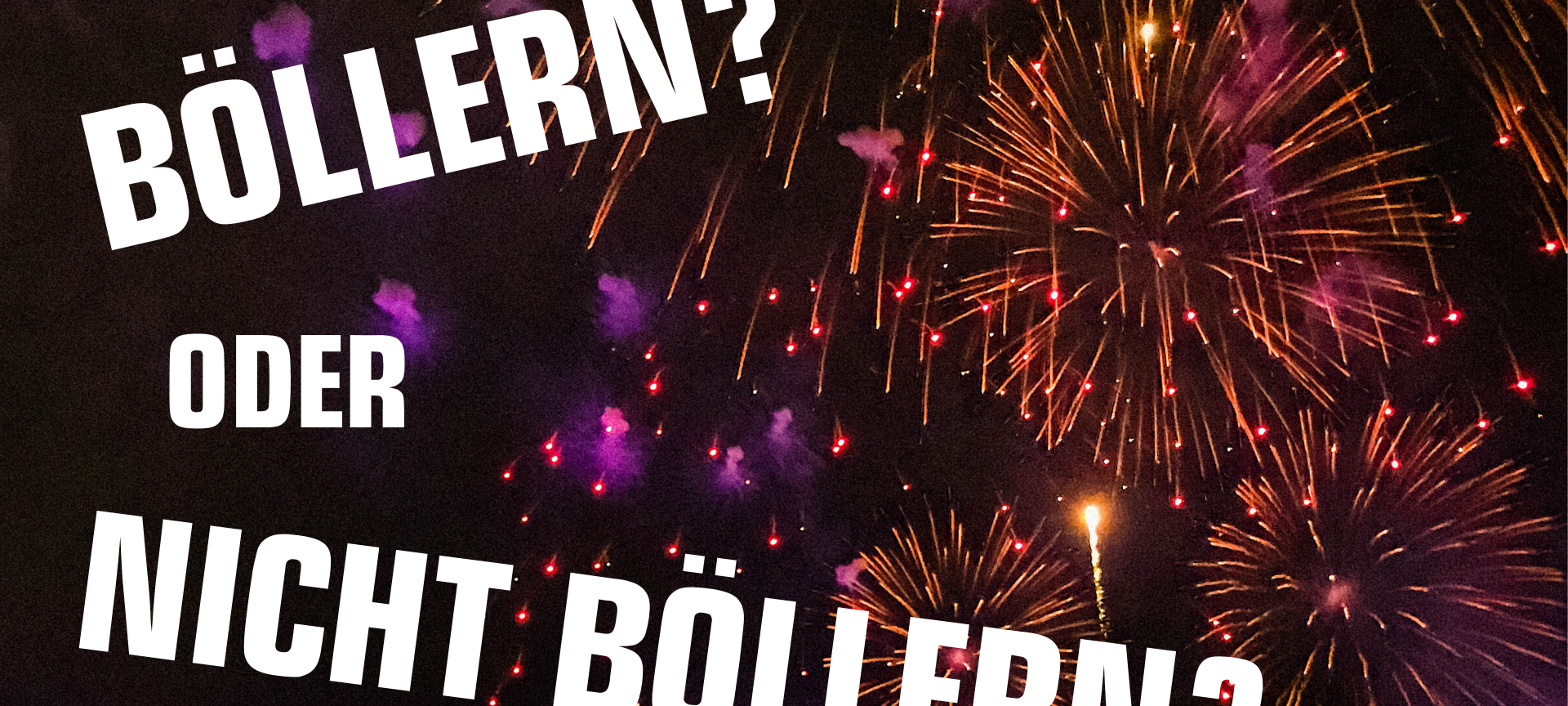 Feuerwerk - PRO und CONTRA