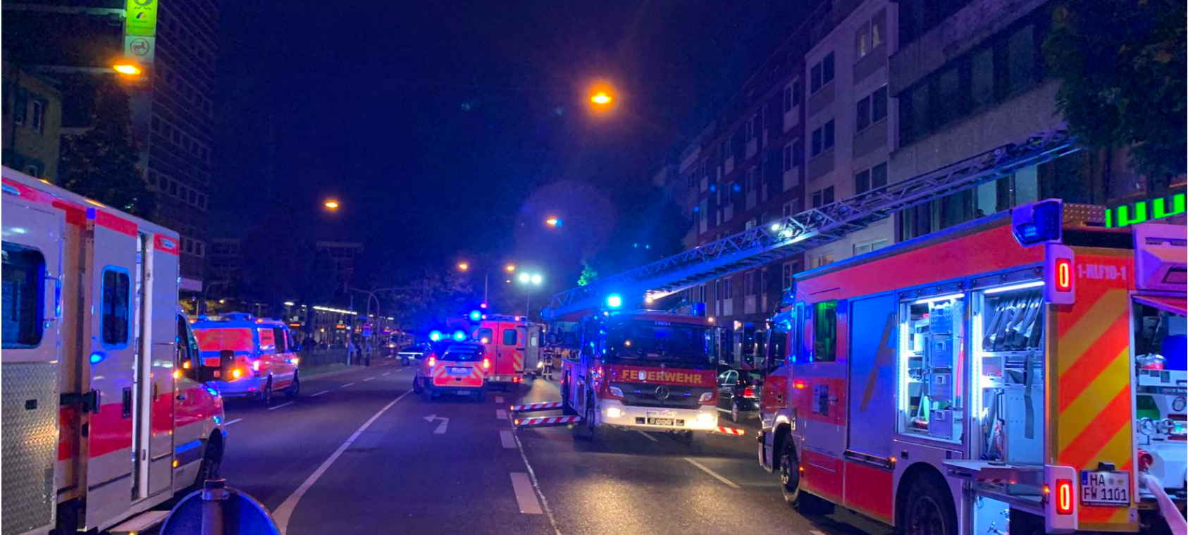 Großeinsatz der Feuerwehr am Graf-von-Galen-Ring