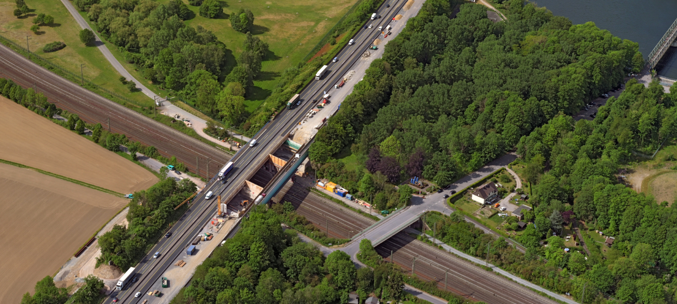 A1-Hengsteybrücke Bauarbeiten